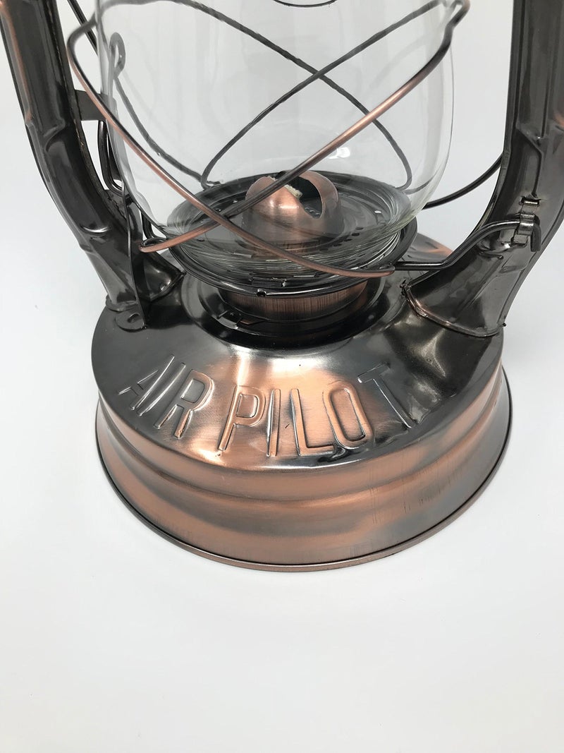 Dietz #8 Bronze Air Pilot Oil Burning Lantern - Image 4